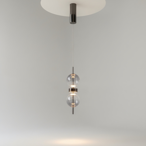 Подвесной светодиодный светильник Maytoni Double Moon MOD478PL-L8B3K