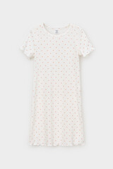 сорочка  для девочки  К 1180/24/сердечки на сахаре