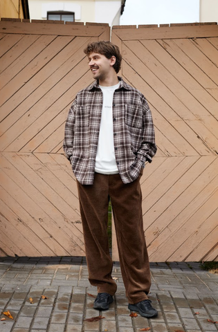 Брюки "Velvet" коричневые