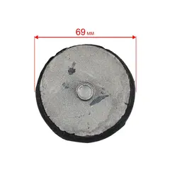 Подушка-опора DDE для виброплиты VP130-CK (d69х46мм) (шпилька М12х27мм) (крепления основания) (виброопора) (908-726-033)