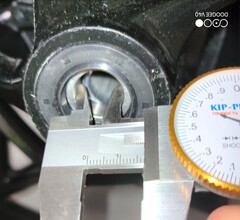 Передний колёсный диск для Kawasaki Ninja 400 2018-2022 / Z400 2019-2022 черный