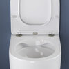 Ceramica Nova Moments CN3003 Подвесной унитаз c ультра тонким сидением и крышкой с функцией плавного закрытия, цвет: белый