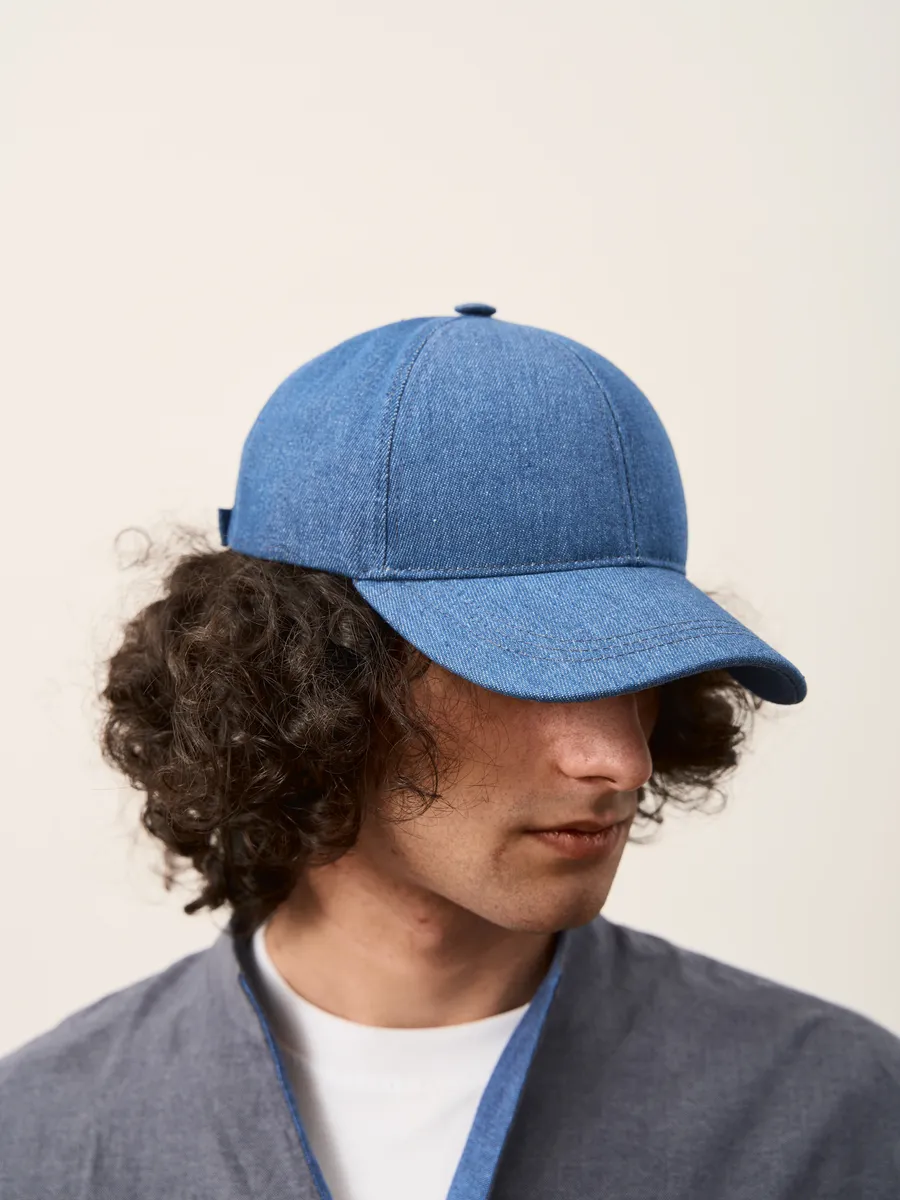 Кепка летняя джинсовая