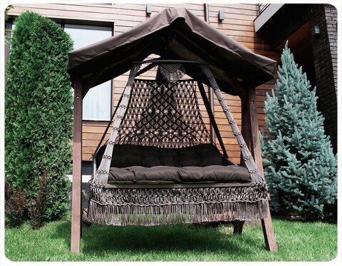 Деревянный каркас с крышей (для качелей СЕАРА) Besta Fiesta КАРАВЕЛЛА