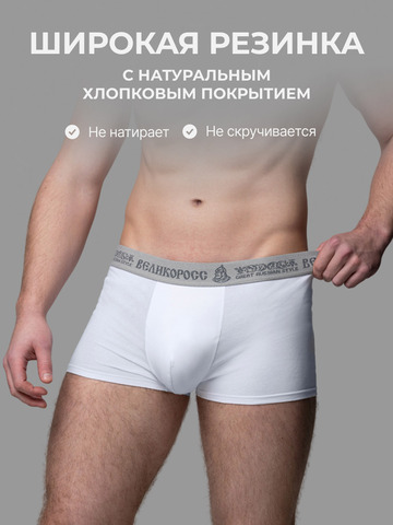 Комплект из 3 трусов-боксеры – «Арктические войска»