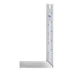 Угольник КОБАЛЬТ столярный 350 мм, нерж.сталь, алюминиевое основание (243-615)