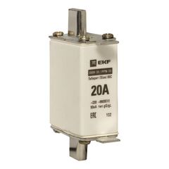 Плавкая вставка ППН-33 100/ 20А габарит 00С EKF