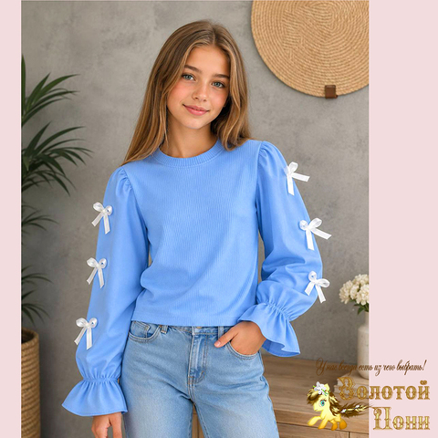 Блуза трикотаж д (8-12) 260620-R6067