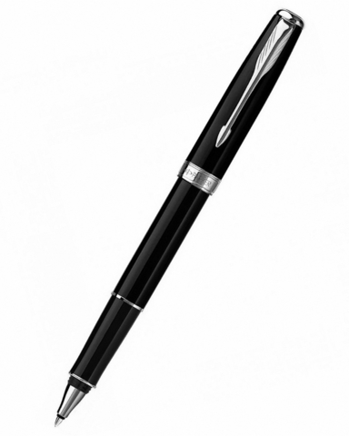 Ручка-роллер Parker Sonnet T530 Essential, Lacquer Deep Black СT (S0808820)