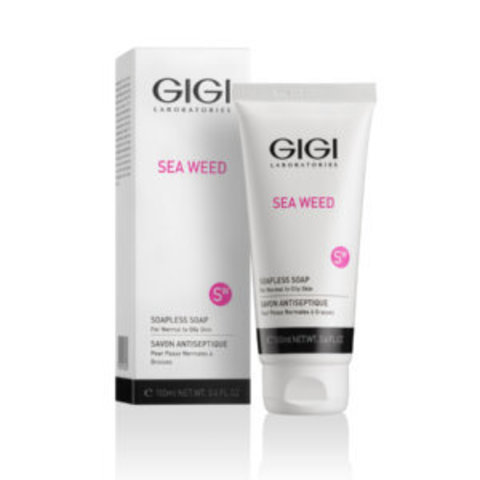 Мыло GIGI очищающее непенящееся - Sea Weed Soapless Soap