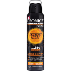 Дезодорант DEONICA FOR MEN ENERGУ SHOT Vegan Formula 150 мл