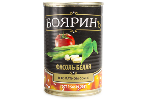Фасоль белая в томатном соусе, 400г