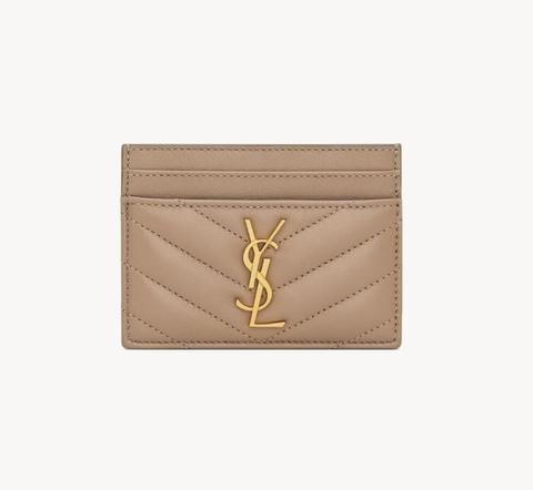Держатель для карт Saint Laurent CASSANDRE MATELASSÉ GRAIN DE POUDRE