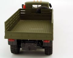 KRAZ-255 flatbed truck khaki SarAvto Agat 1:43