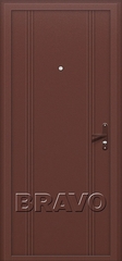 Входная стальная дверь Браво Door Out 101 Антик Медь/Антик Медь