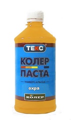ТЕКС Паста колеровочная универсальная охра (0,1л)