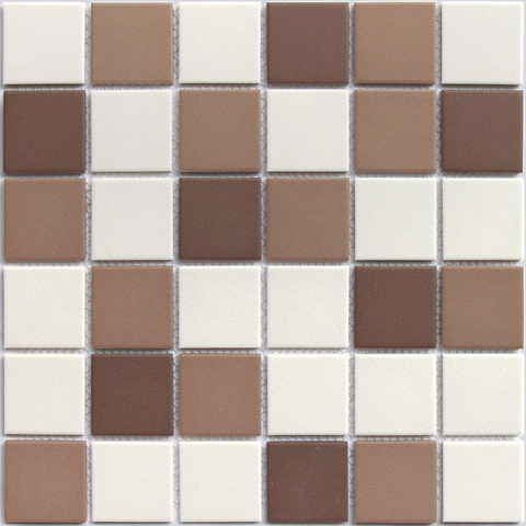 Мозаика LeeDo: Marte 30,6x30,6x0,6 см (чип 48x48x6 мм) из керамогранита с прокрасом в массе