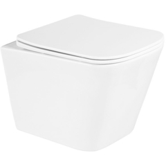 BelBagno BB3103CHR/SC Чаша унитаза подвесного в комплекте с сиденьем дюропласт soft close фото