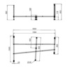 Am.Pm W80A-170U110W-R Like, каркас 170х110 см, универсальный, шт