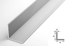 Профиль уголок Лука 30*30*1,5 Уп 12.2000.500 без окраса