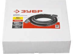 ЗУБР  для пистолета 375, 250 Атм, 10 м, шланг высокого давления, Профессионал (70411-375-10)