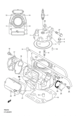 прокладка крышки цилиндра Suzuki RM 250 '01-08