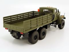 KRAZ-255 flatbed truck khaki SarAvto Agat 1:43