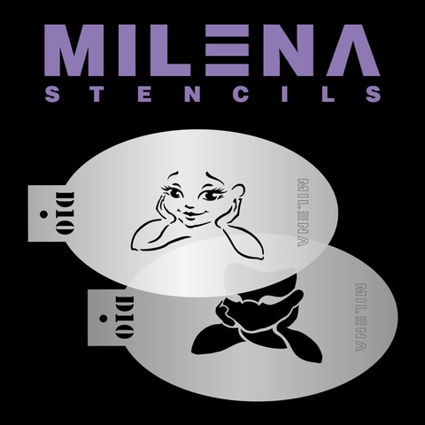Трафарет Milena D10
