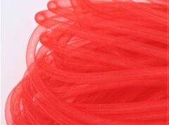 Лента регилин трубчатый, тубуляр, ювелирная сетка, шнур d 8 мм