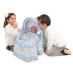 Decuevas Кроватка для куклы с козырьком из серии Кэрол, 46 см (51127)