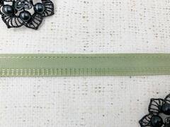 Тесьма брючная, ш. 1,5-1,6 см., пр-во Россия, светлая оливка