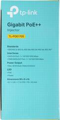 TP-Link POE170S, Инжектор PoE++  802.3bt/at/af, бюджет PoE 60 Вт