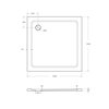 Cezares TRAY-M-A-35-W TRAY-M-A-90-ML Душевой поддон из стеклокомпозита (SMC)