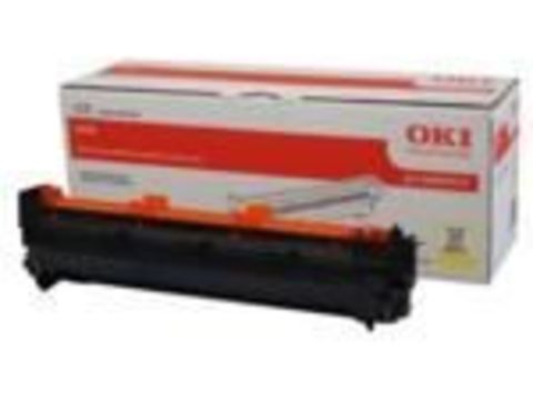 OKI EP-CART-Y-Pro920WT - Печатный картридж желтый для принтера C910, C920WT. Ресурс 20 000 страниц. (код 44035517)