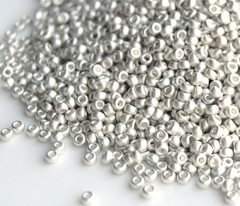 15/0 RR-0961F Matted Bright sterling silver plated