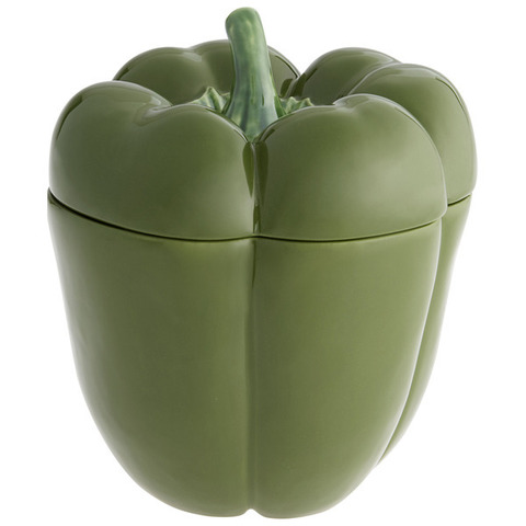 Емкость с крышкой Bordallo Pinheiro Перец 22см зеленый
