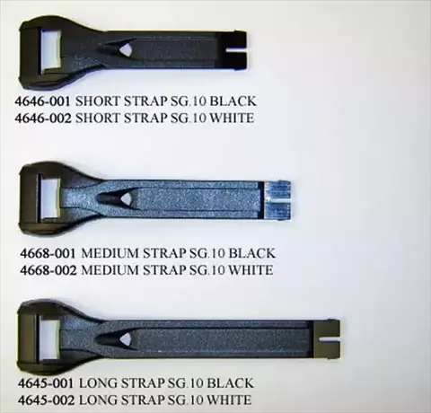 Ремешок короткий Gaerne SG10, SG12, белый (4шт)