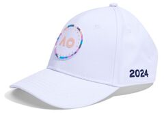 Теннисная кепка Australian Open Adults Round Logo Cap (OSFA) - white