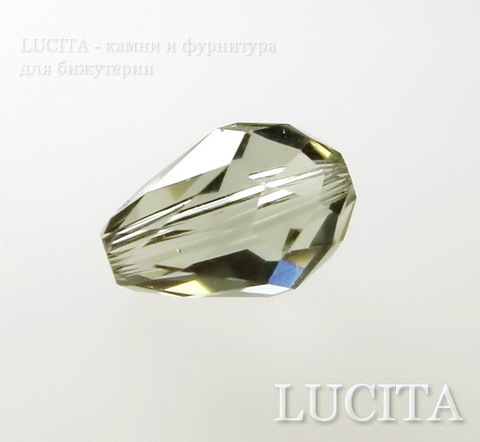 5500 Бусина - капля Сваровски Black Diamond 9х6 мм (1)