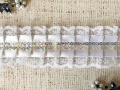 Тесьма рюш пайетка, ш. 4 см.