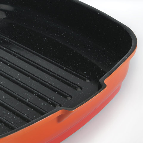 Сковорода-гриль 24см 3л Virgo Orange