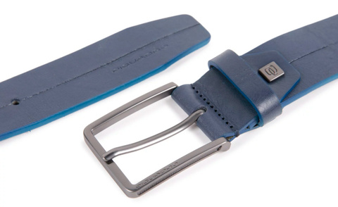 Ремень Piquadro B2S, синий, кожа натуральная (CU5489B2S/BLU)