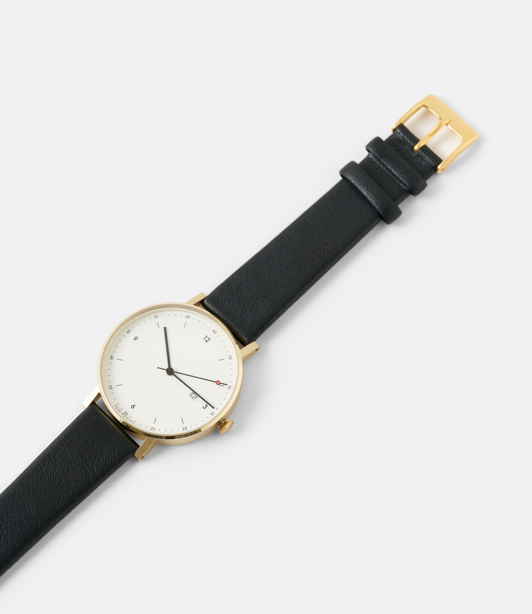 Void Watches PKG01 Gold Black White — кварцевые часы (38 мм)
