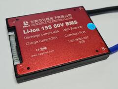 Плата контроля BMS Li-ion 15S 60V 40A
