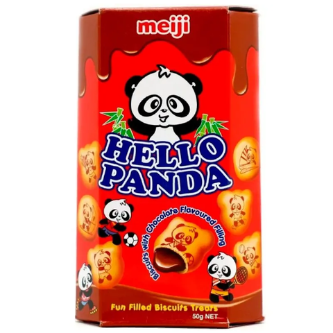 Печенье с шоколадной начинкой Meiji Hello Panda, 40 гр.