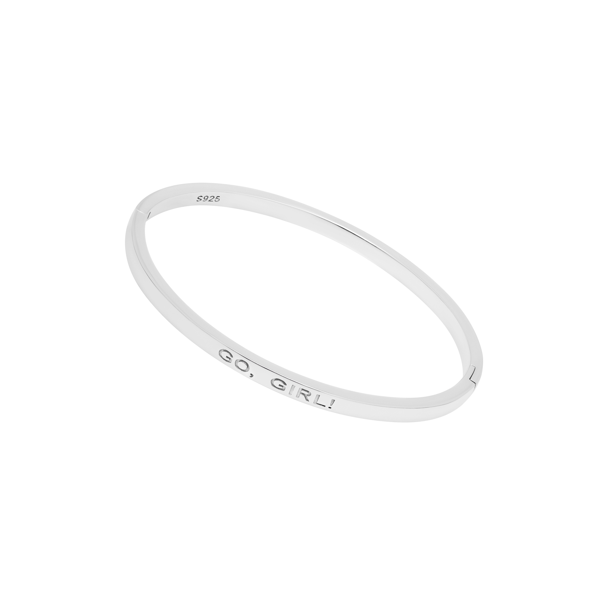

Тонкий Браслет Go, Girl - Silver 925