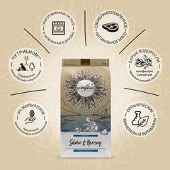 CRAFTIA NATURA сухой корм для для щенков миниатюрных и мелких пород из лосося с сельдью 2 кг