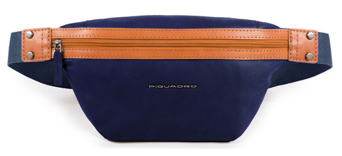 Сумка на пояс Piquadro Sendai CA5036S103/BLU синий натур.кожа