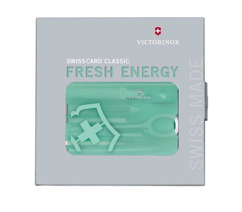 Швейцарская карта Victorinox SwissCard Classic Fresh Energy LE 2020 (0.7145.T)