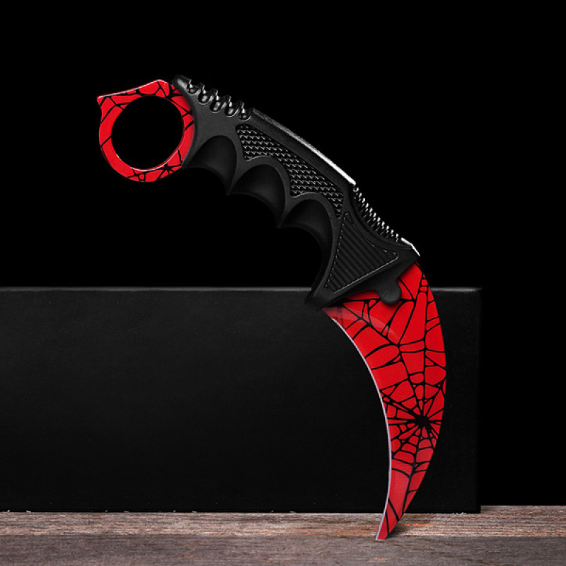 Нож Karambit Раскраска! Новинка 2022 камуфляж CS:GO из дерева сувенирный